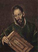 El Greco Self-Portrait painting